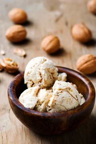 Kumara and Walnut Ice Cream