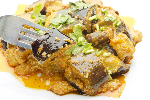 Moroccan Kumara and Aubergine Curry